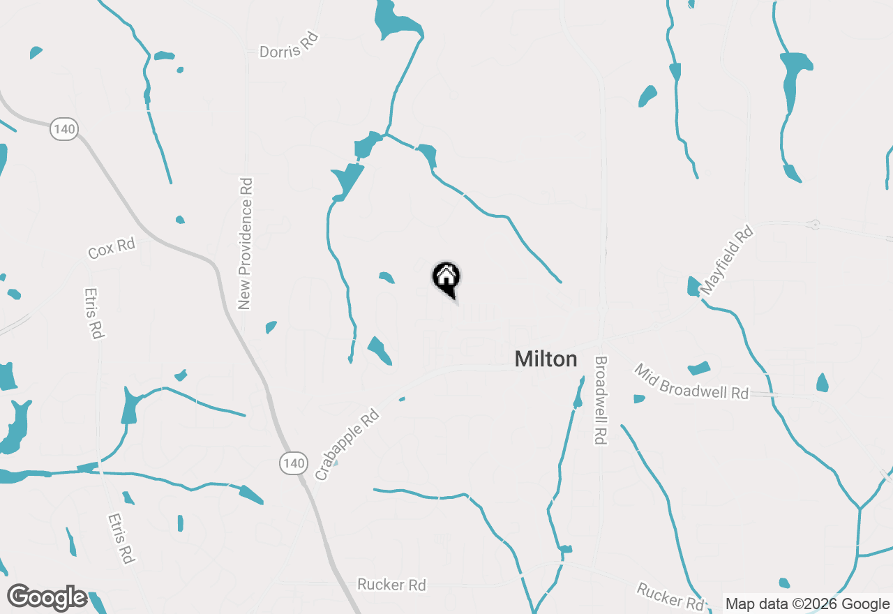 Map of 1105 Lee Street, Milton, GA 30004