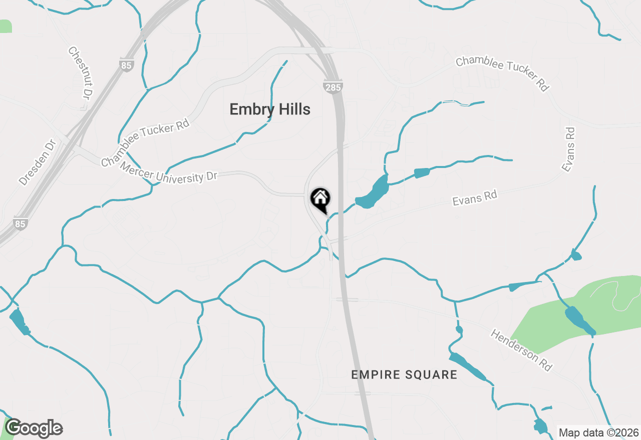 Map of 2995 Henderson Mill Road, Chamblee, GA 30341