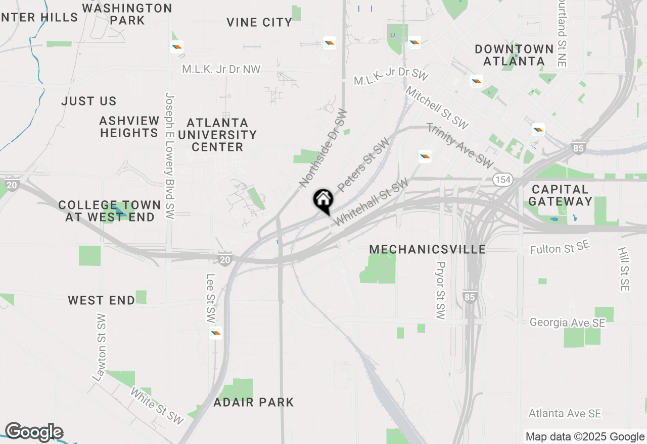 Map of 505 Whitehall Street Sw #101, Atlanta, GA 30303