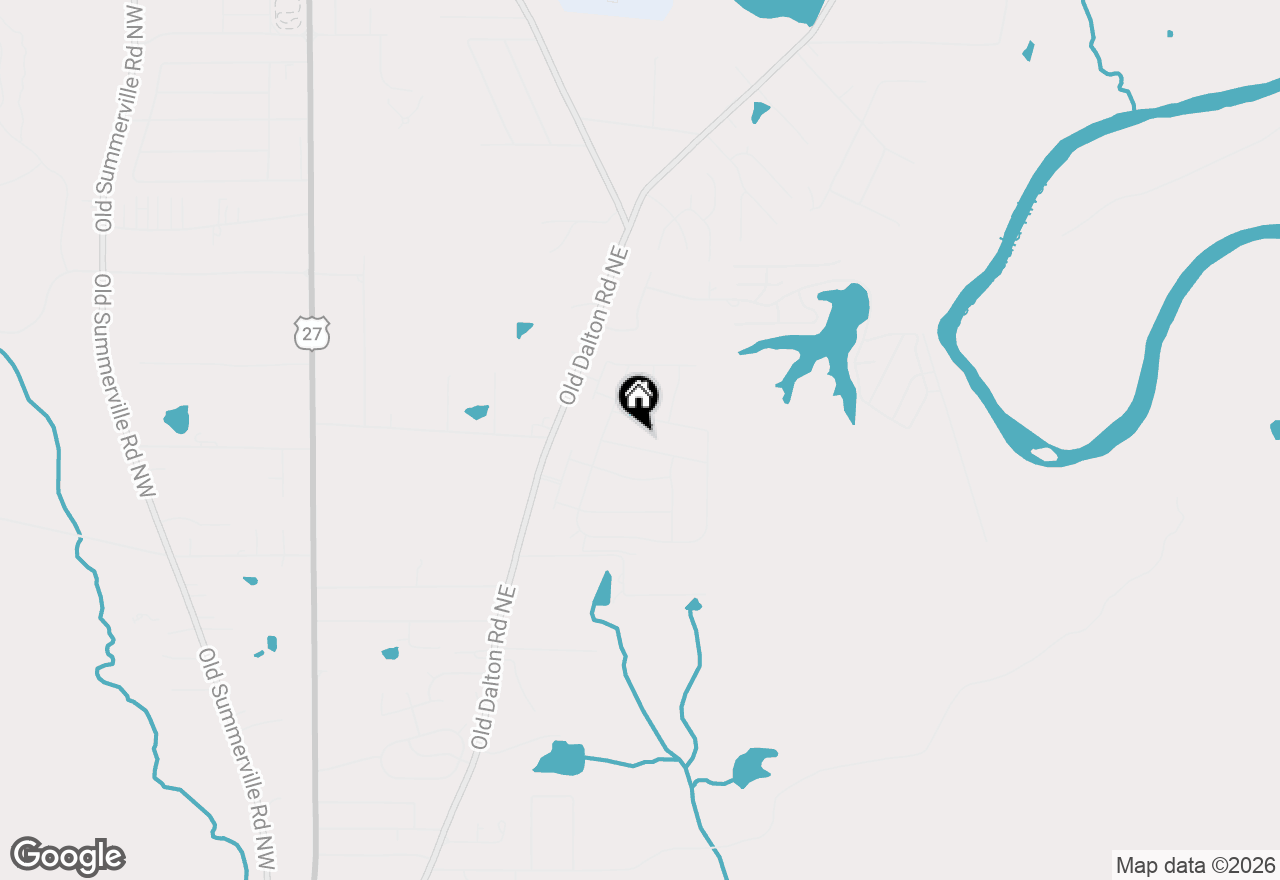 Map of 11 Rambling Oaks Drive Ne, Rome, GA 30165