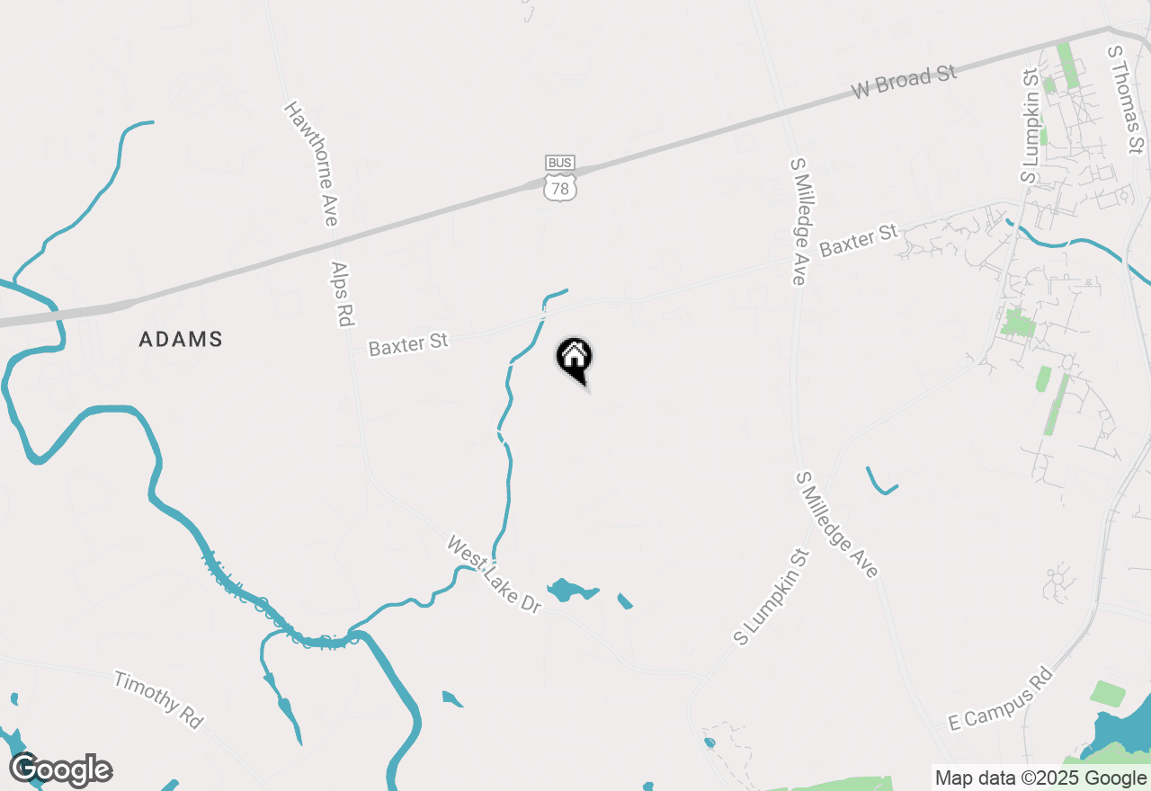 Map of 169 Fortson Circle, Athens, GA 30606