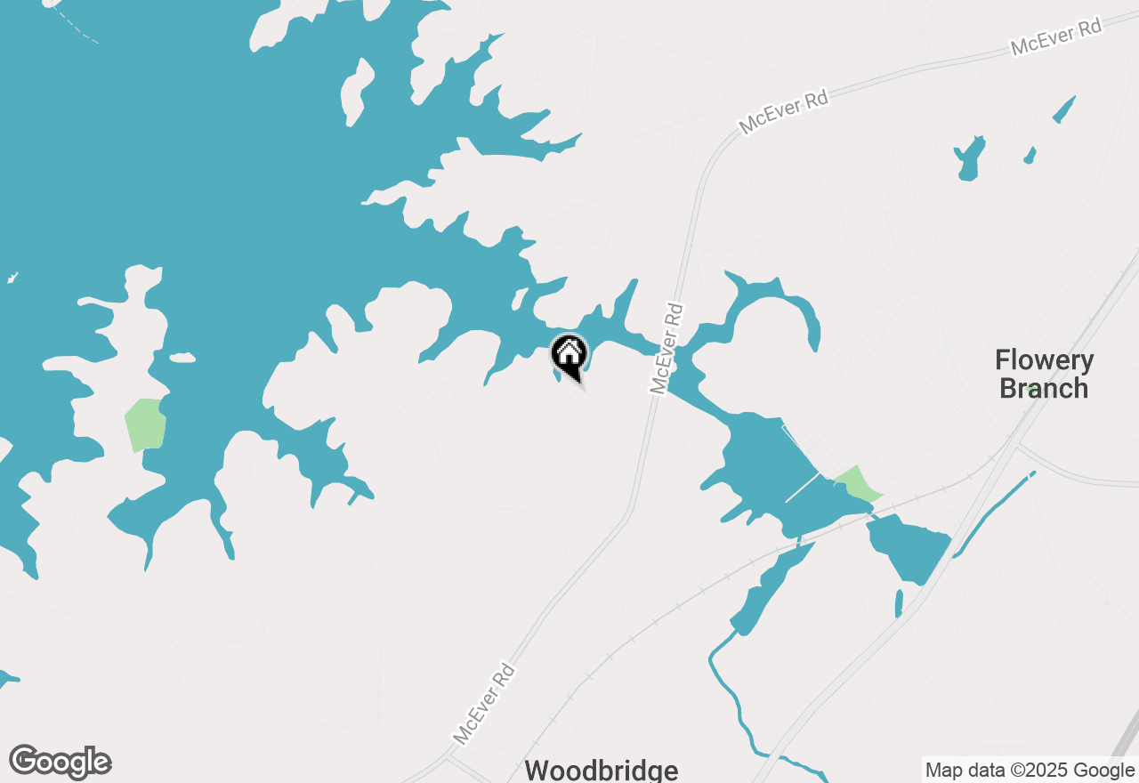 Map of 6505 Samoa Way, Flowery Branch, GA 30542