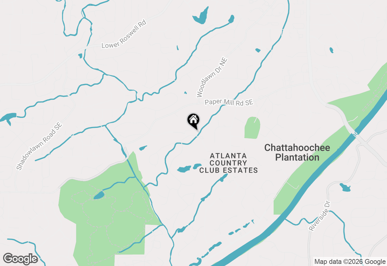 Map of 111 Cherry Hill Drive, Marietta, GA 30067
