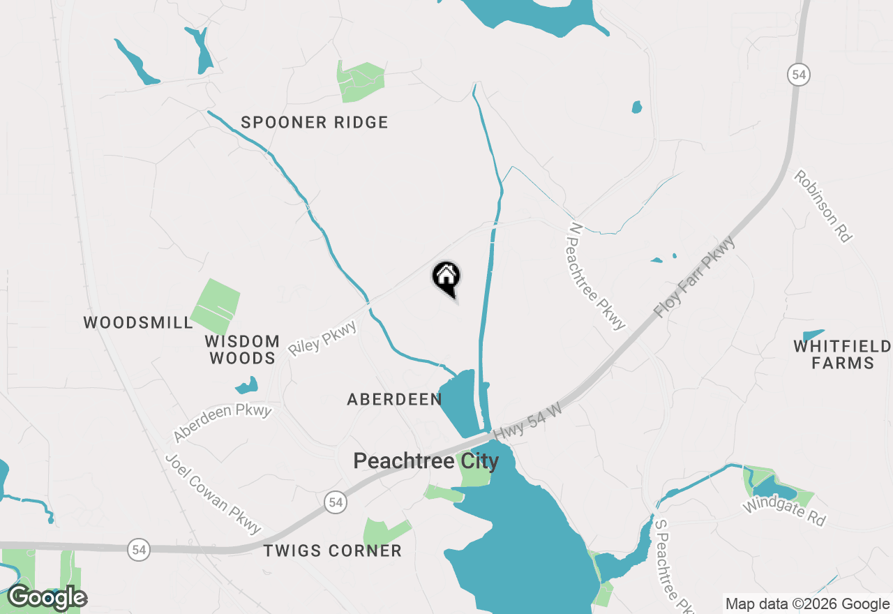 Map of 16 Perthshire Drive, Peachtree City, GA 30269