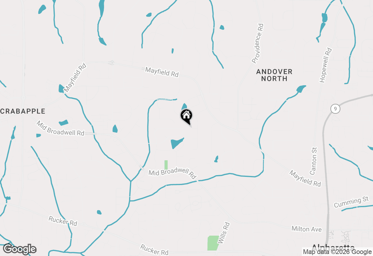 Map of 755 Briars Bend, Alpharetta, GA 30004