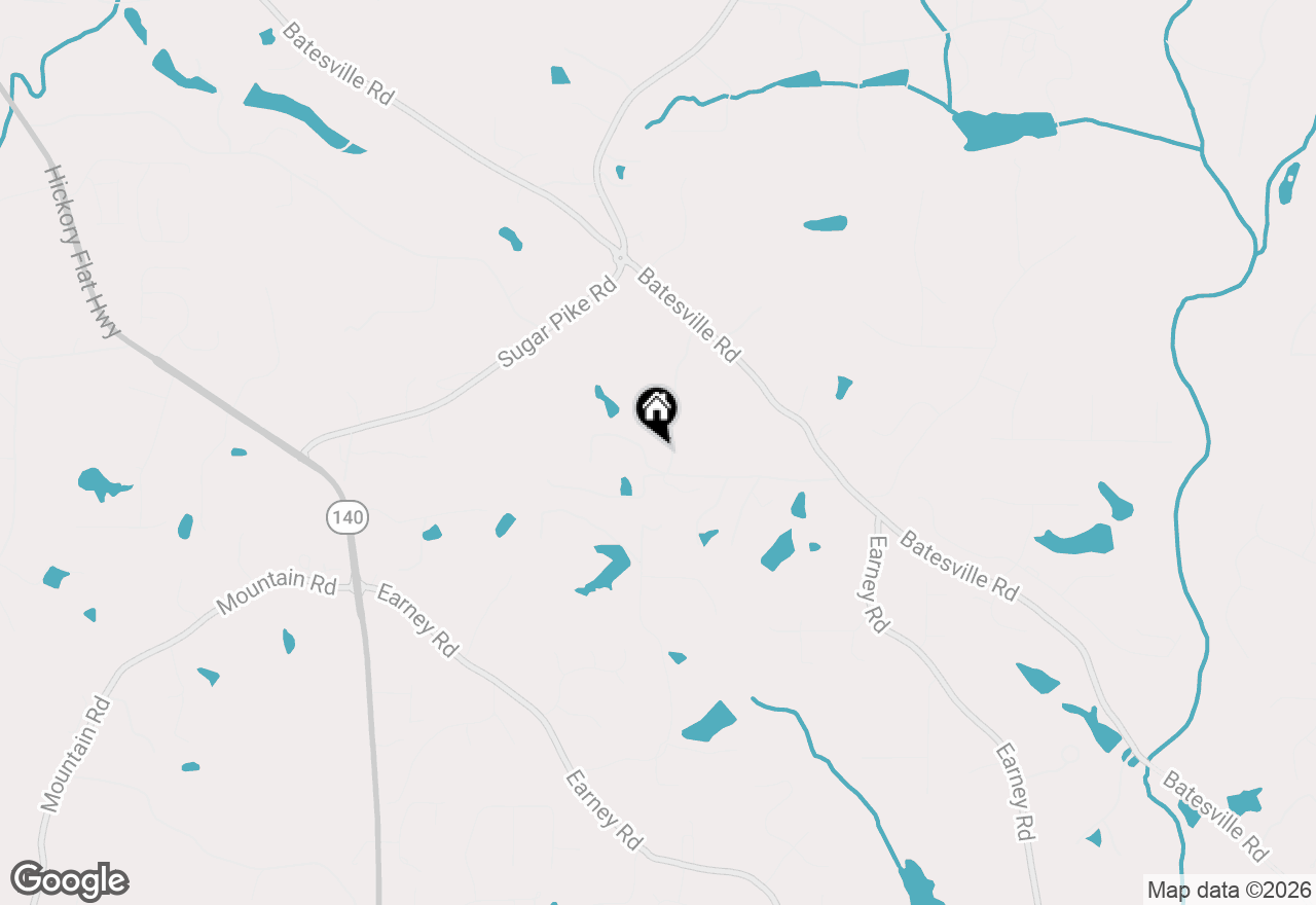Map of 1452 Rucker Circle, Woodstock, GA 30188