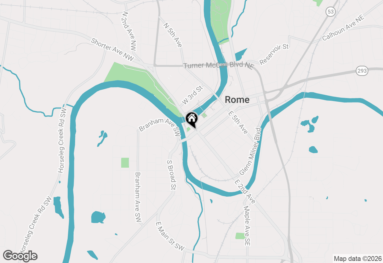 Map of 109 Broad Street, Rome, GA 30161