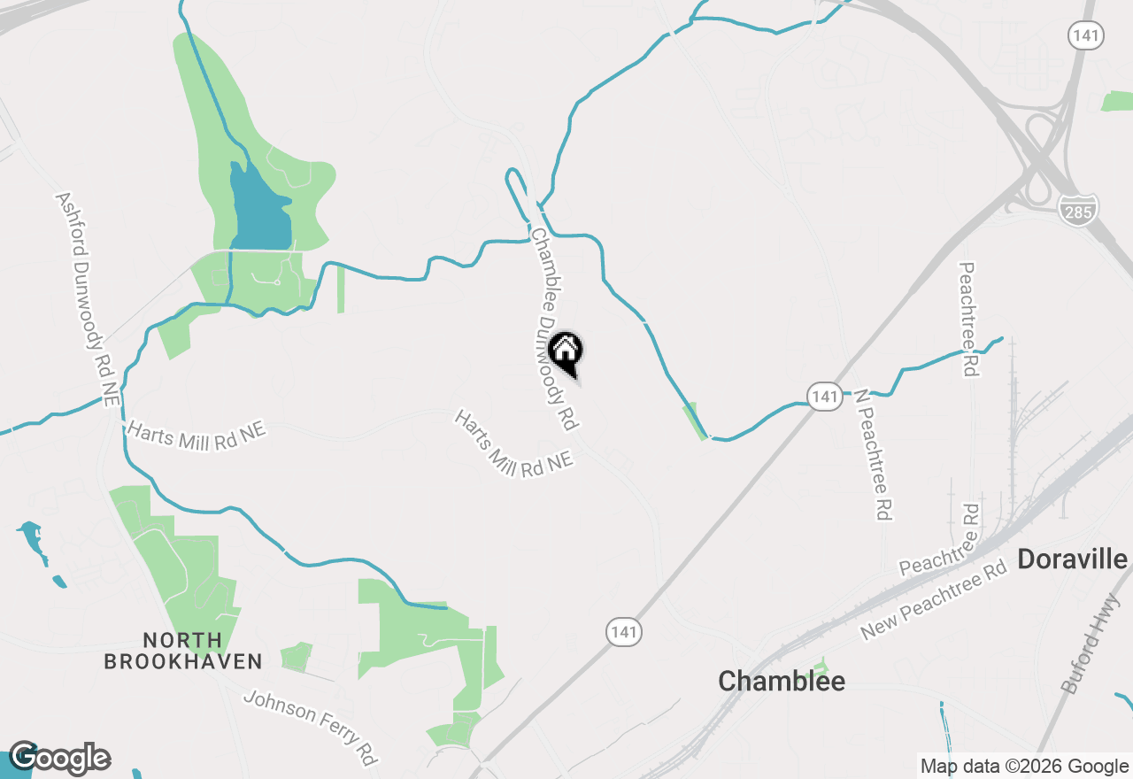 Map of 3873 Chamblee Dunwoody Road, Atlanta, GA 30341