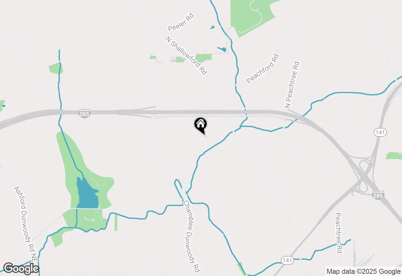 Map of 1959 Queens Way, Atlanta, GA 30341