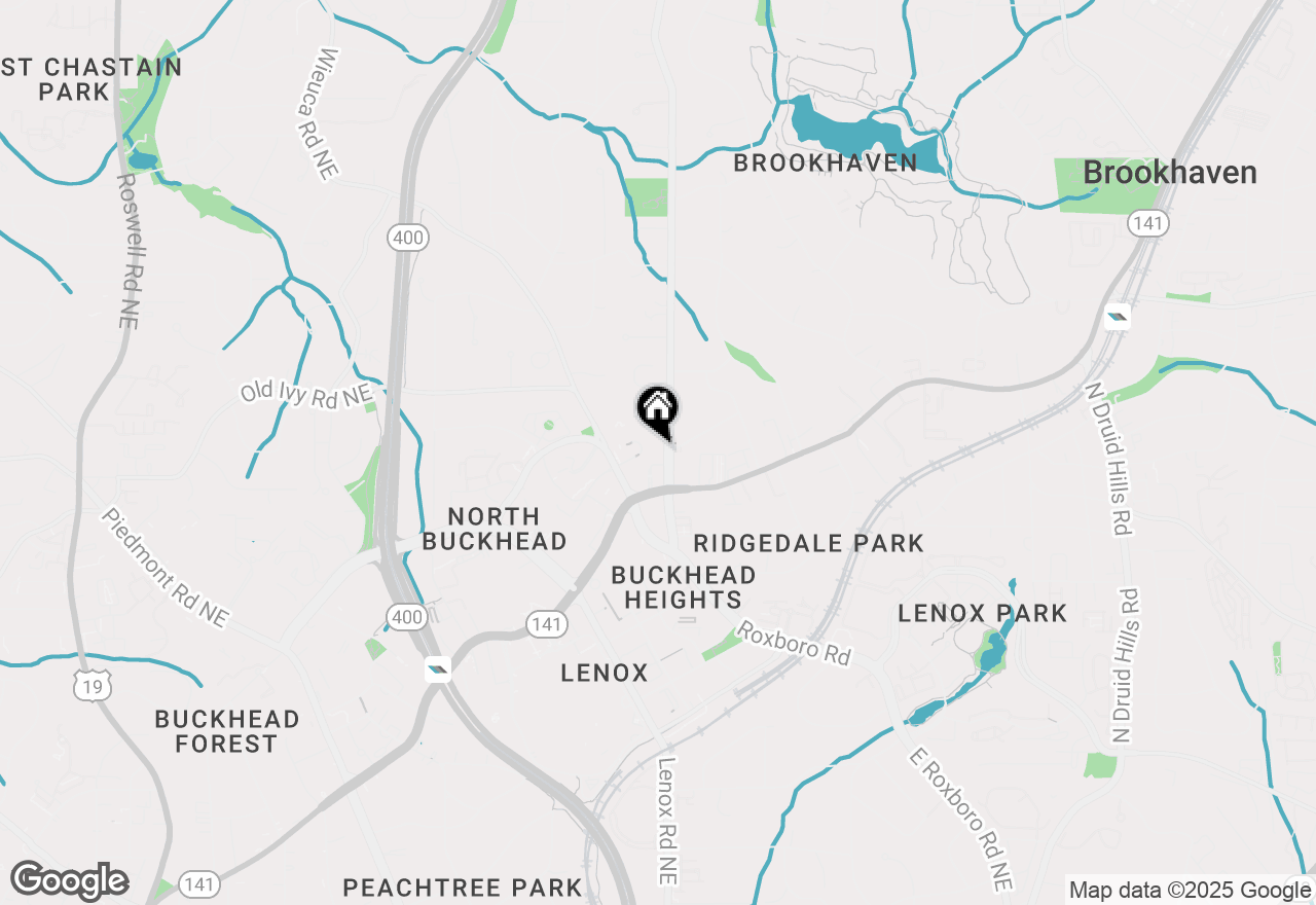 Map of 3630 Peachtree Road #PH3302, Atlanta, GA 30326