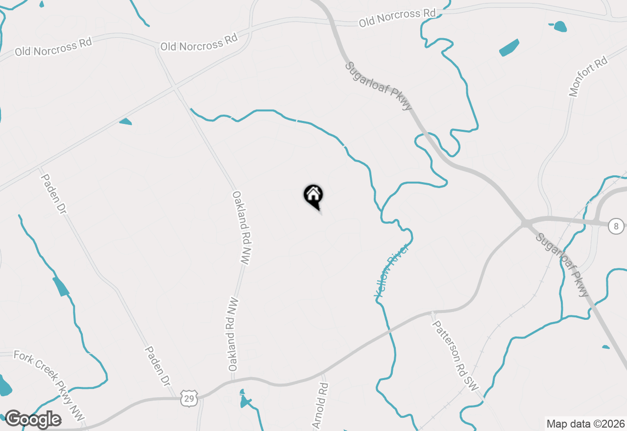 Map of 1666 Stoney Chase Drive, Lawrenceville, GA 30044