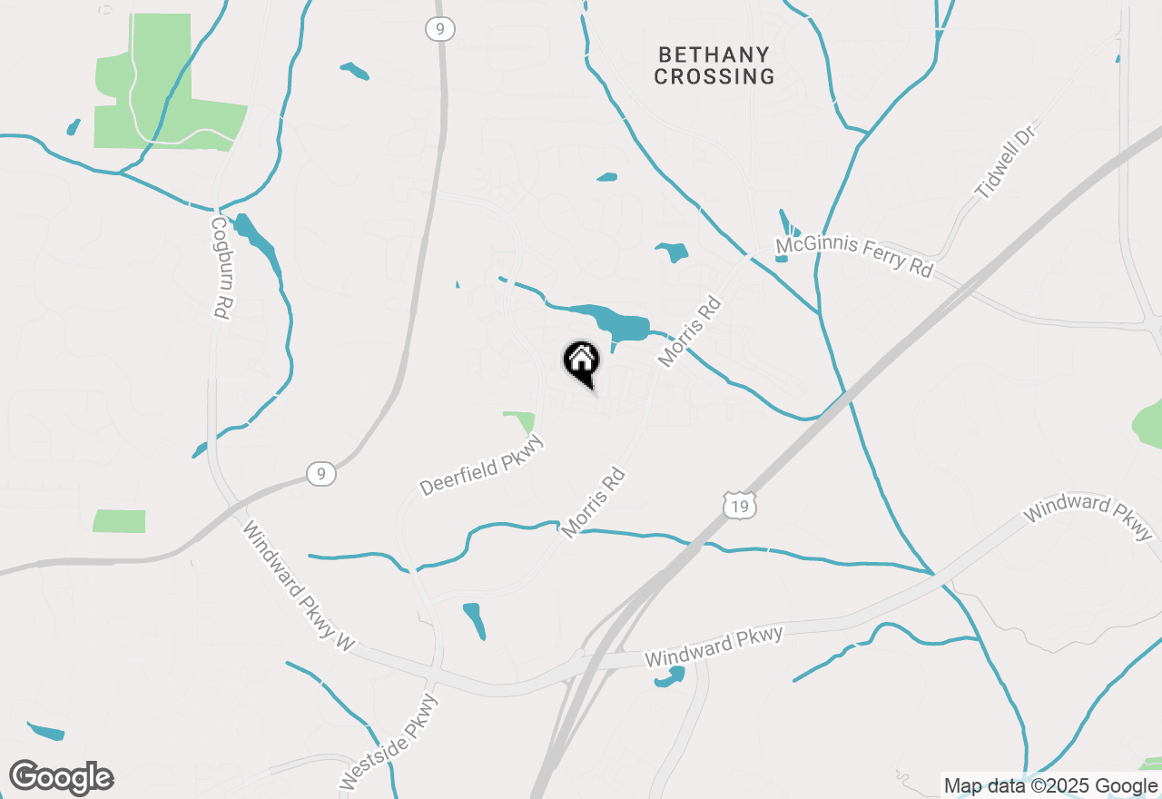 Map of 3313 Twinrose Place, Alpharetta, GA 30004