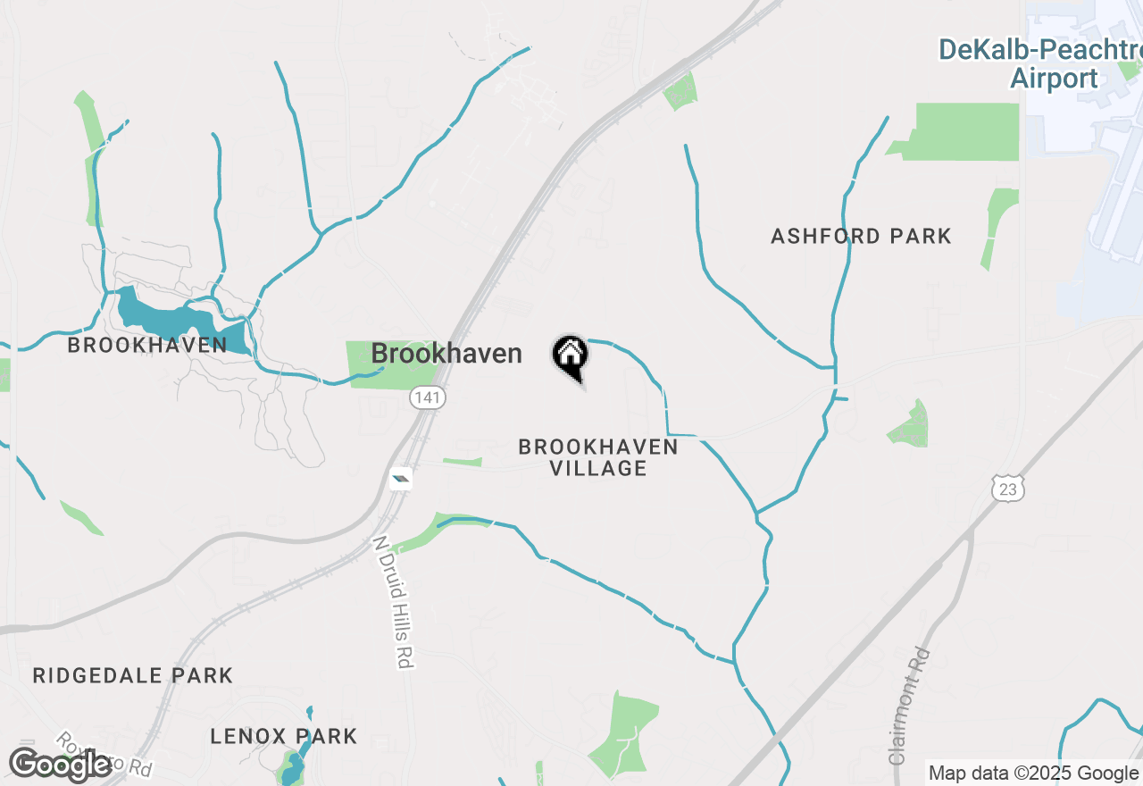 Map of 2628 Dogwood Terrace Ne, Brookhaven, GA 30319