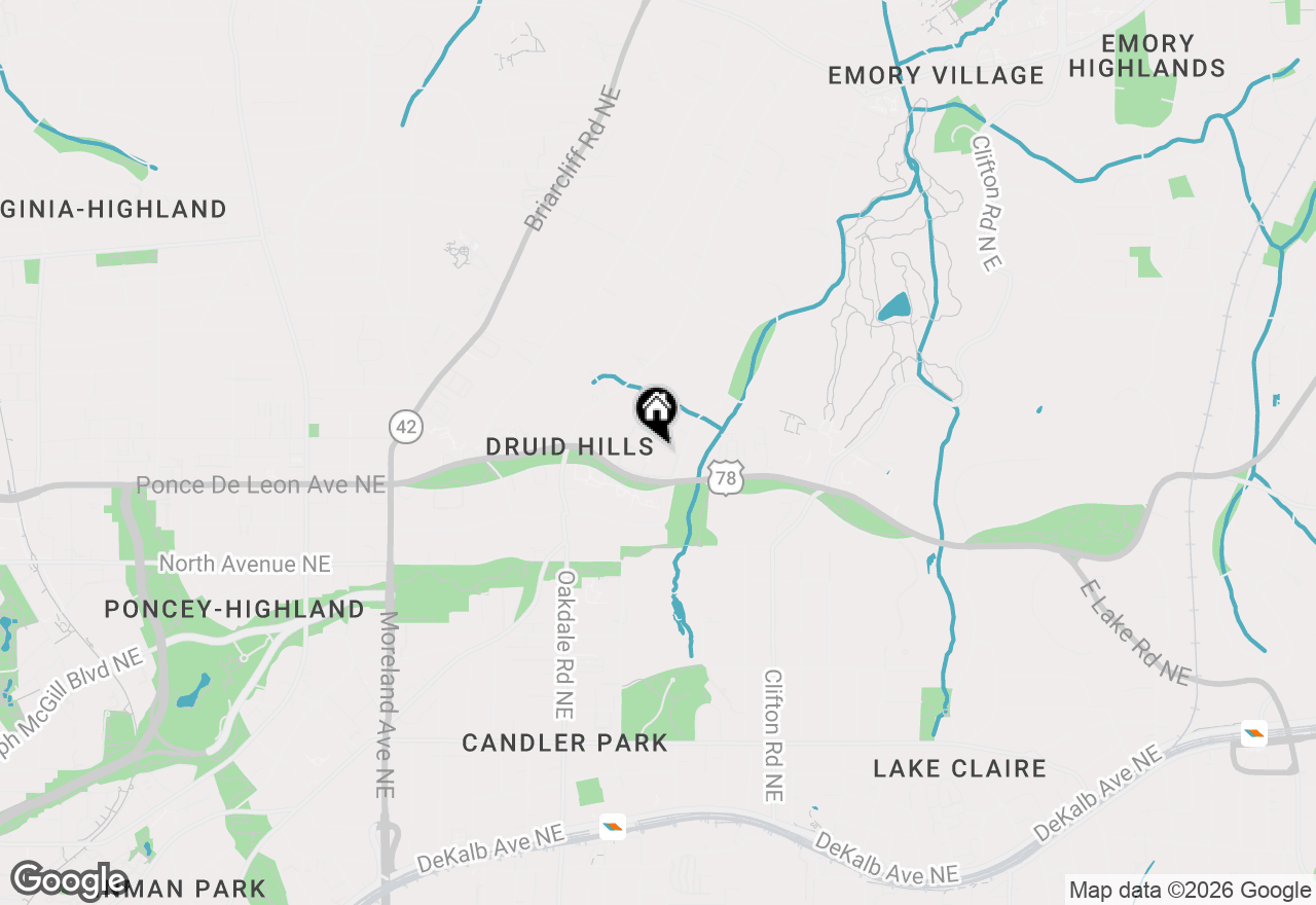 Map of 15 Prescott Walk Ne, Atlanta, GA 30307