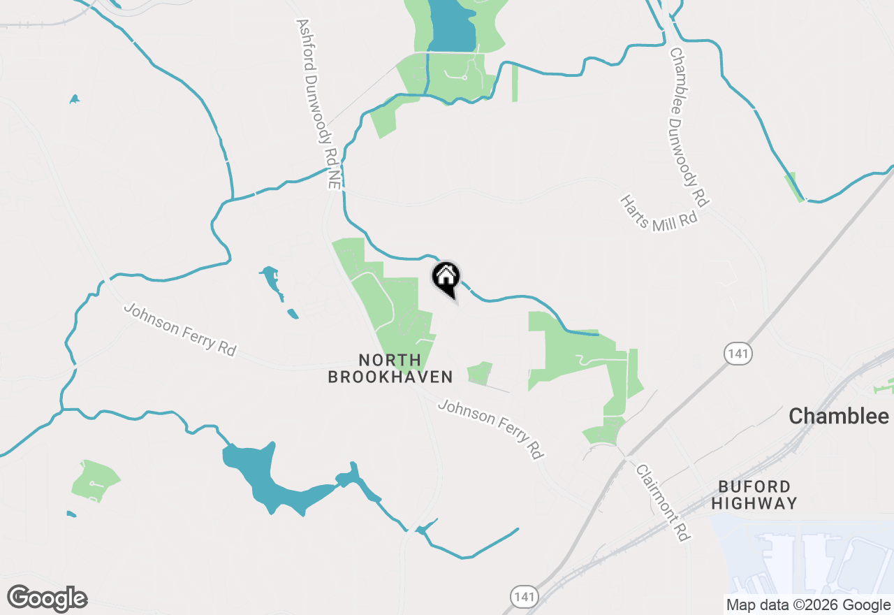 Map of 3581 Adelaide Crossing, Brookhaven, GA 30319