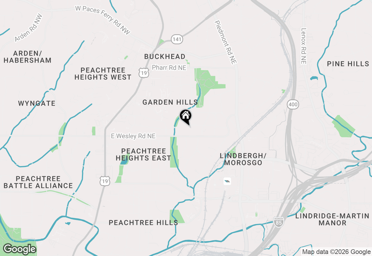 Map of 369 Pine Tree Drive Ne, Atlanta, GA 30305