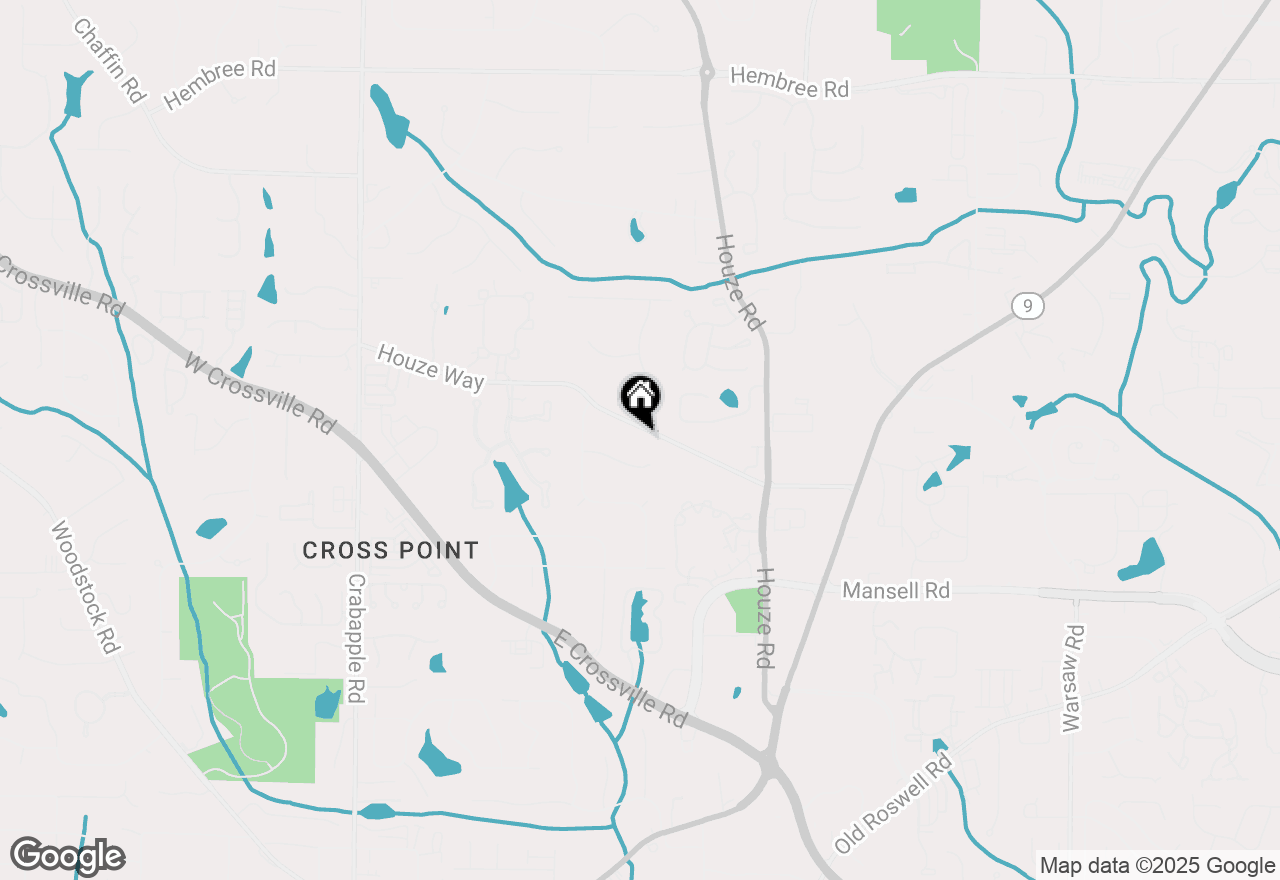 Map of 425 Houze Way, Roswell, GA 30076