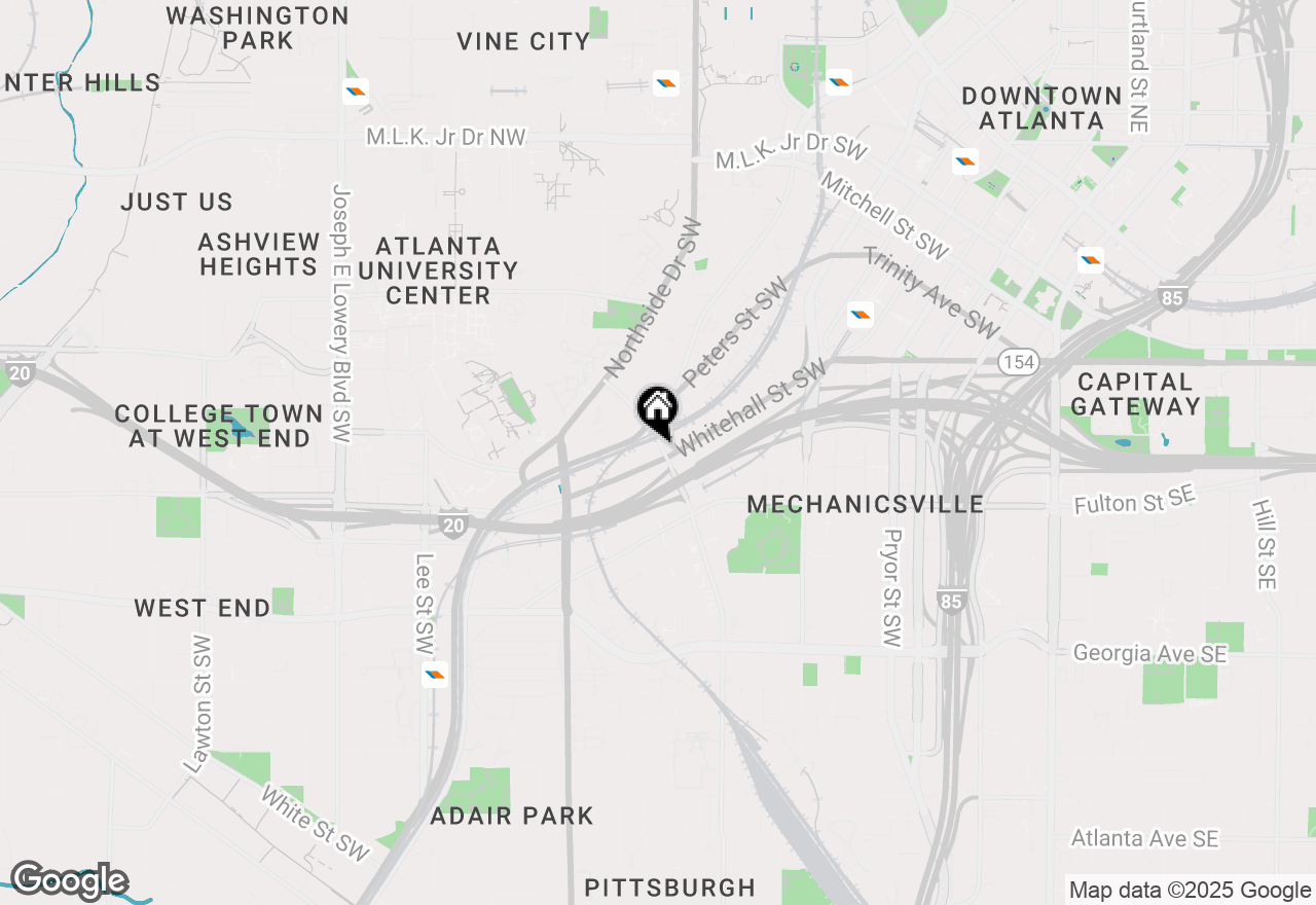 Map of 505 Whitehall Street Sw #307, Atlanta, GA 30303