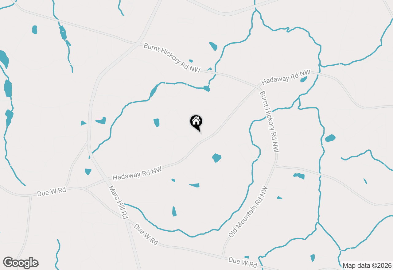 Map of 1229 Cobblemill Cove Nw, Kennesaw, GA 30152