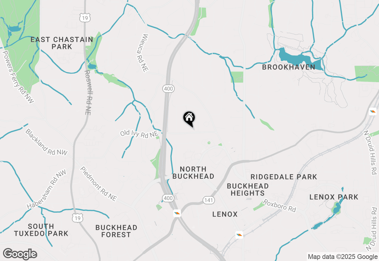 Map of 660 Old Ivy Road Ne, Atlanta, GA 30342