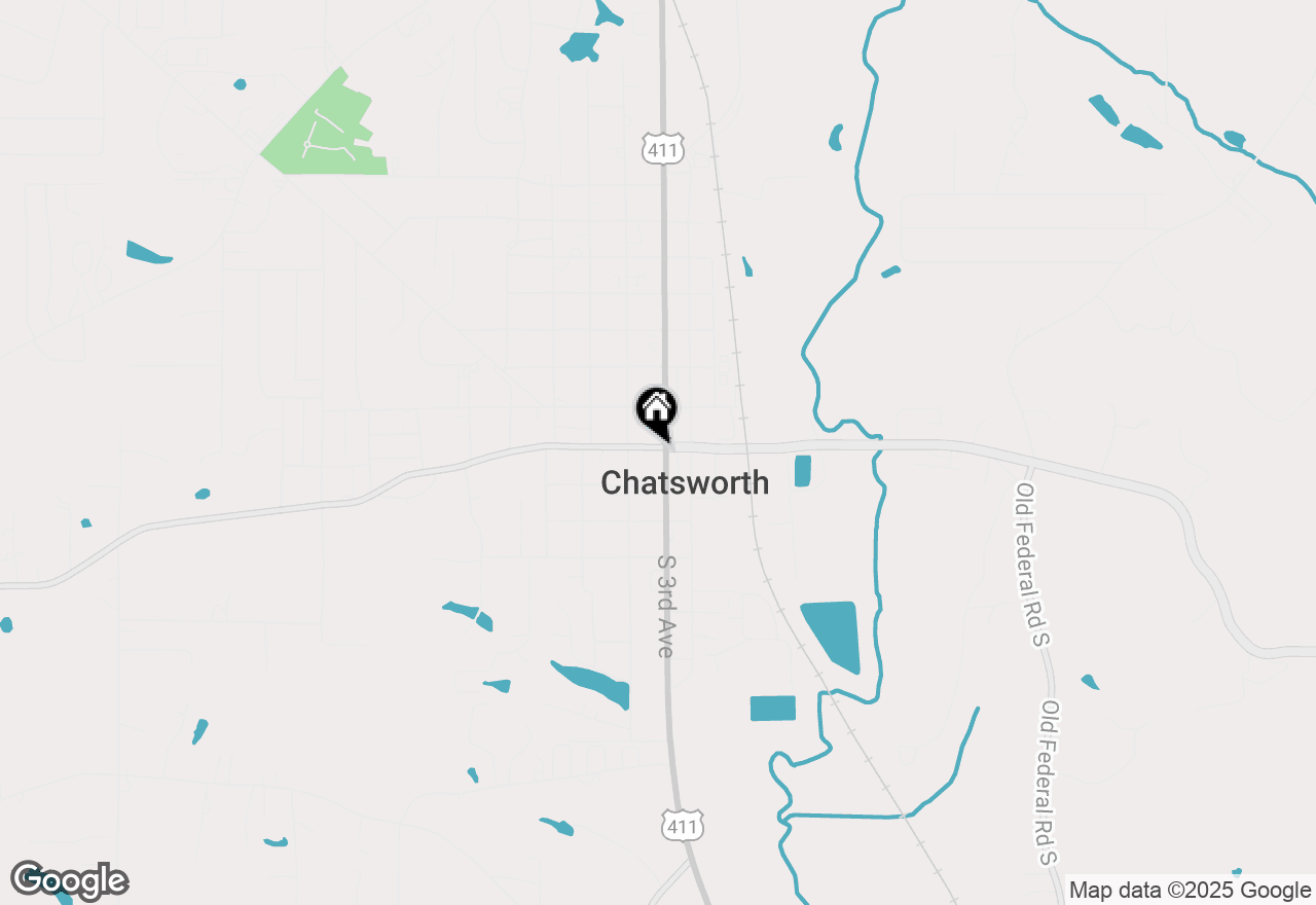 Map of 10568 Hwy 52, Chatsworth, GA 30705