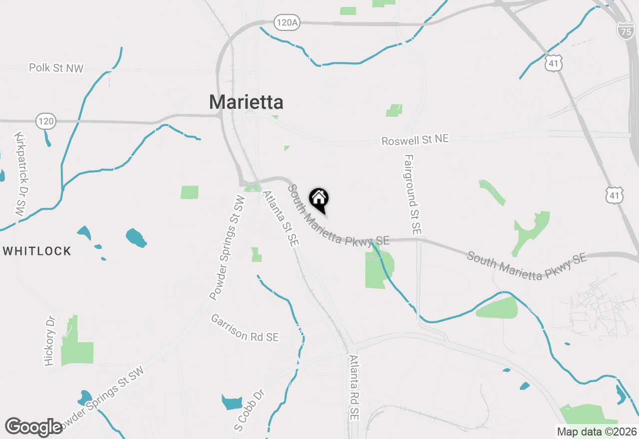 Map of 312 Phillips Drive Se, Marietta, GA 30060