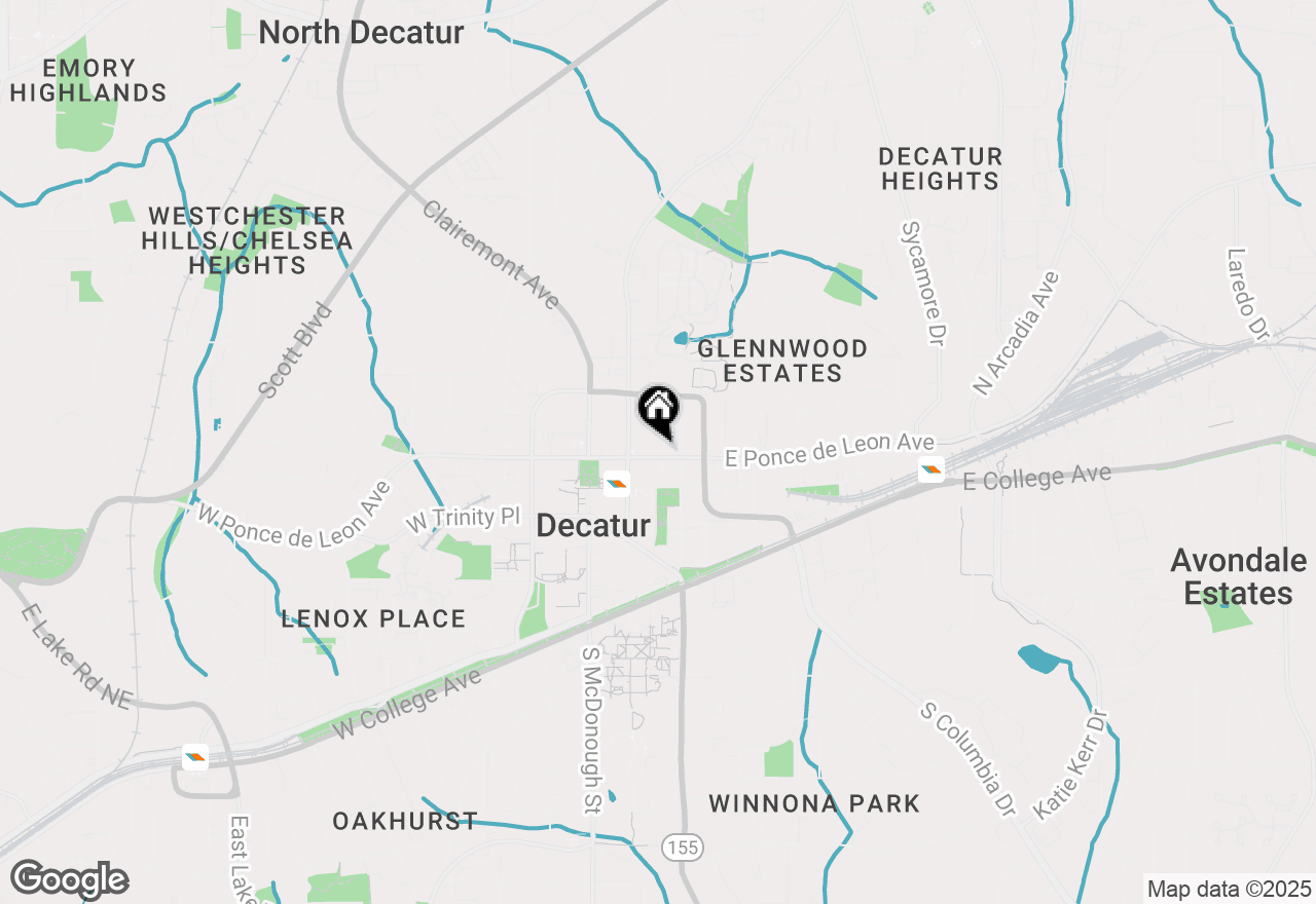 Map of 230 E Ponce De Leon Avenue #324, Decatur, GA 30030