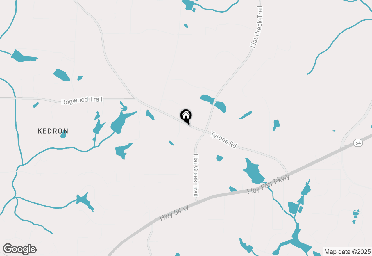 Map of 306 Tyrone Road, Fayetteville, GA 30214