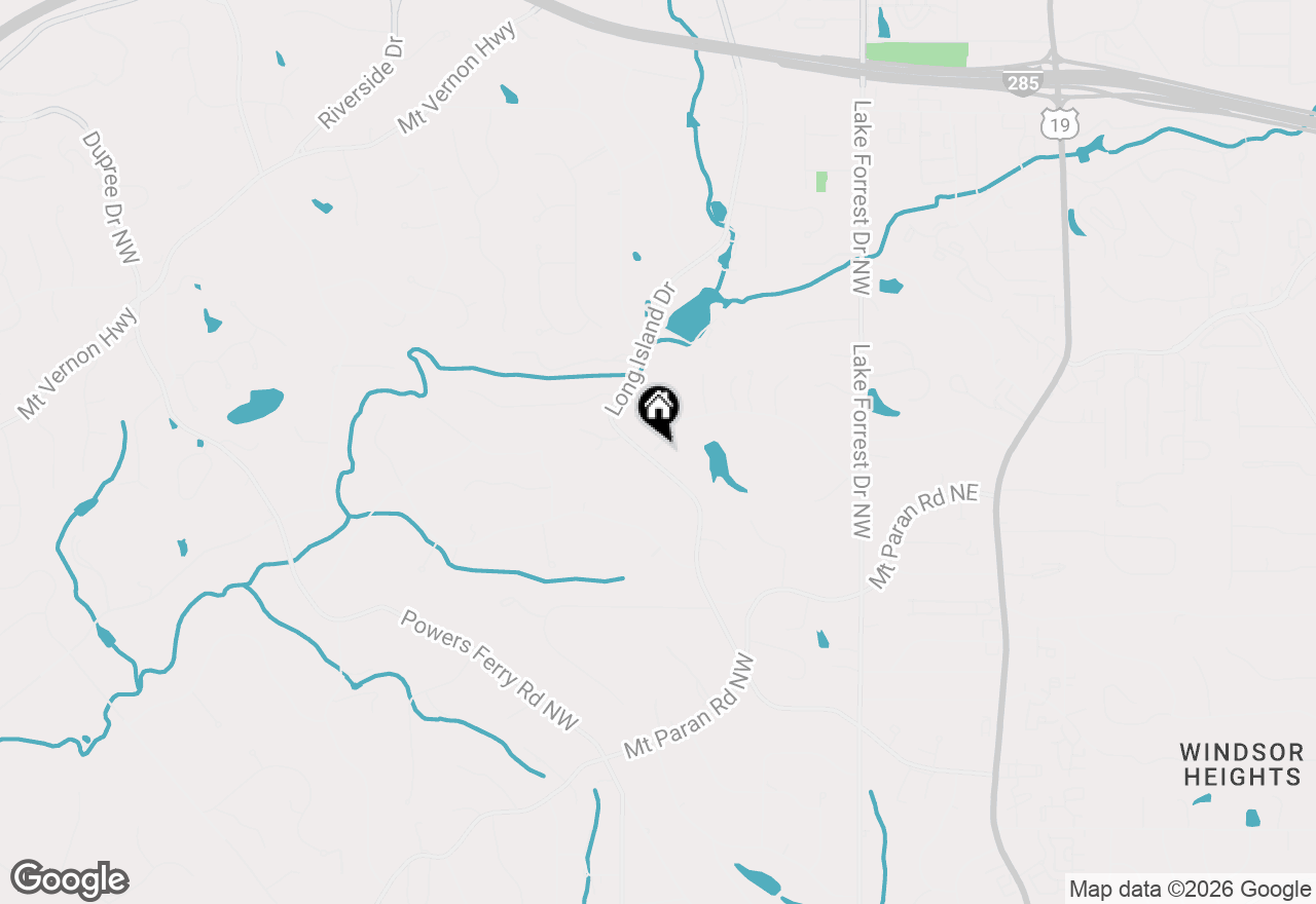 Map of 120 Burdette Trail, Atlanta, GA 30327