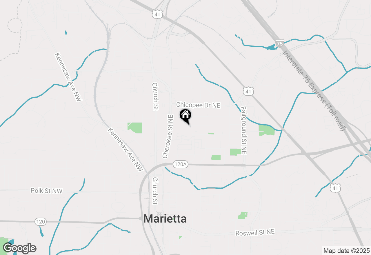 Map of 226 Freyer Drive Ne, Marietta, GA 30060