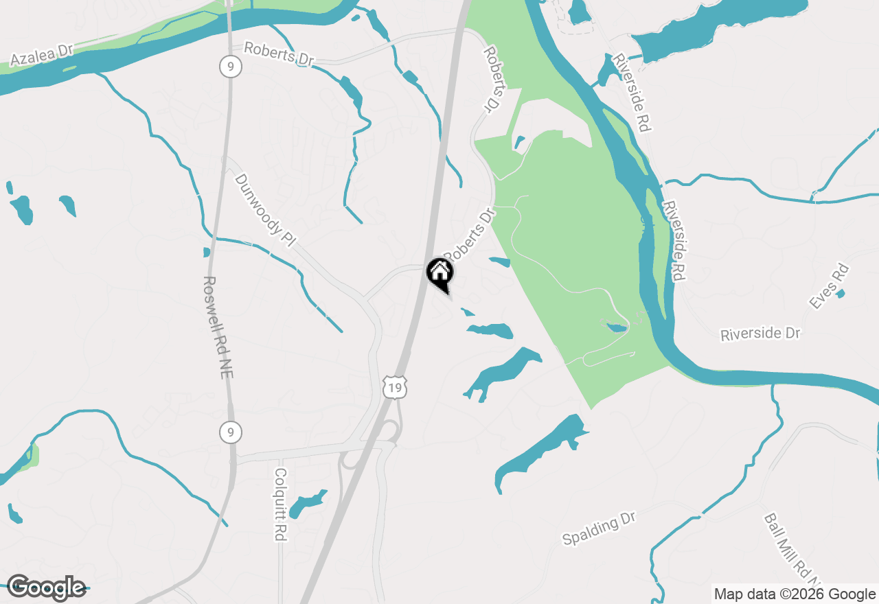 Map of 1103 Natchez Trace, Atlanta, GA 30350