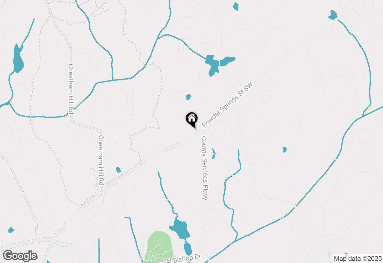 Map of 1052 Powder Springs Road Sw, Marietta, GA 30064