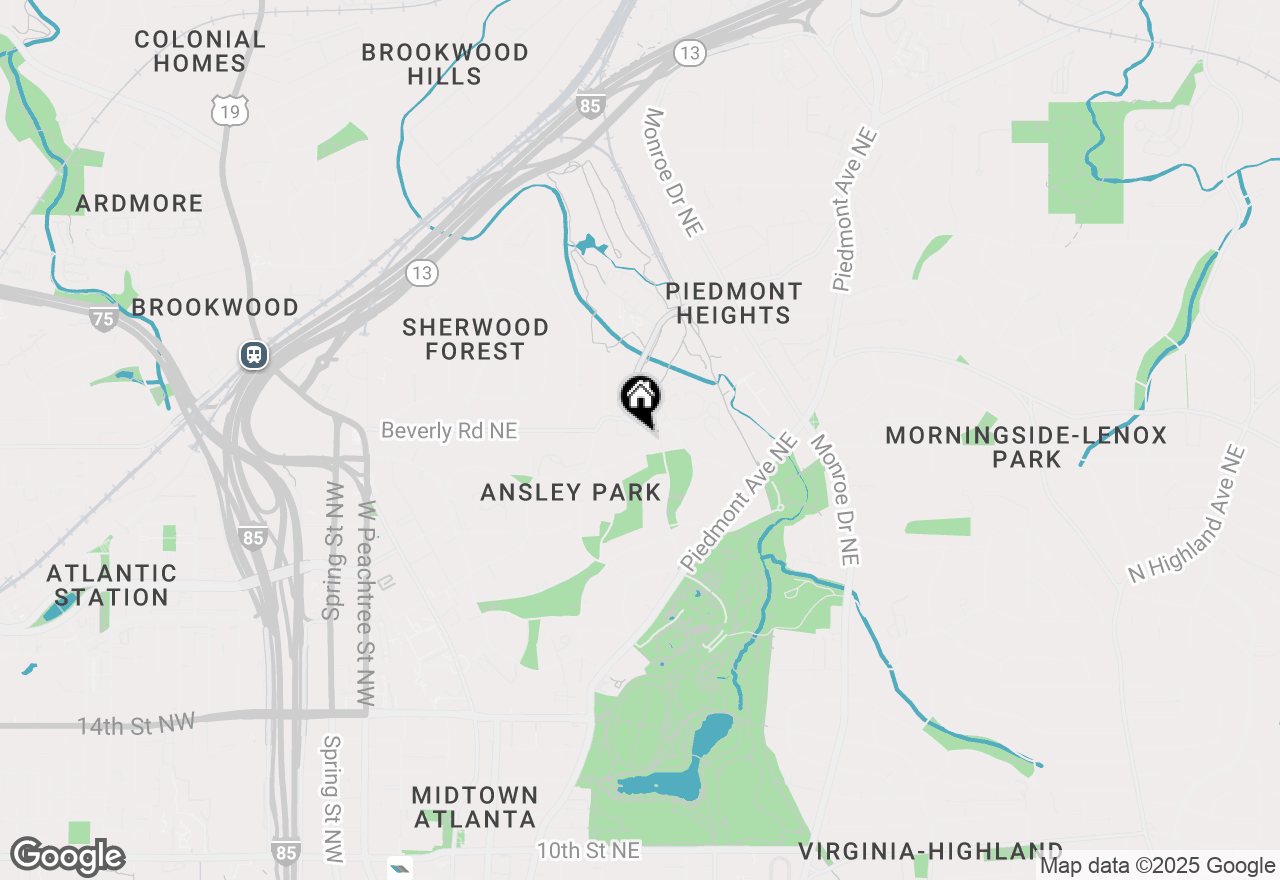 Map of 18 Polo Drive Ne, Atlanta, GA 30309