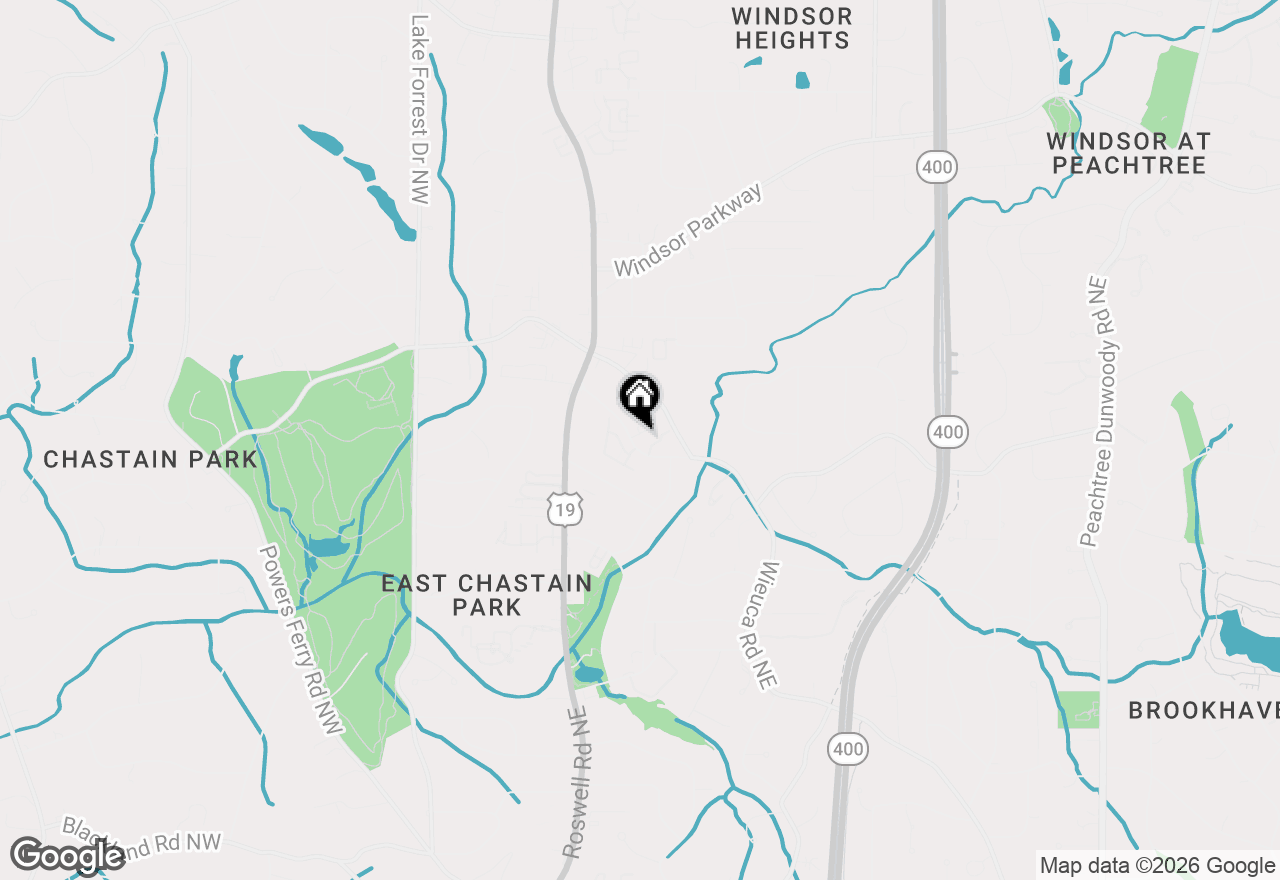 Map of 4545 Wieuca Road Ne #20, Atlanta, GA 30342