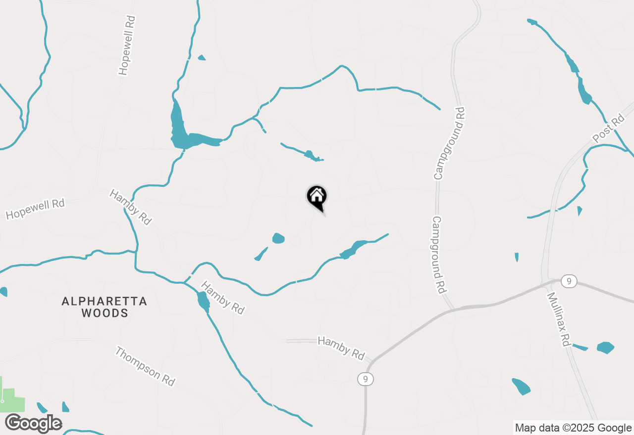 Map of 3635 Cottage Drive, Alpharetta, GA 30004