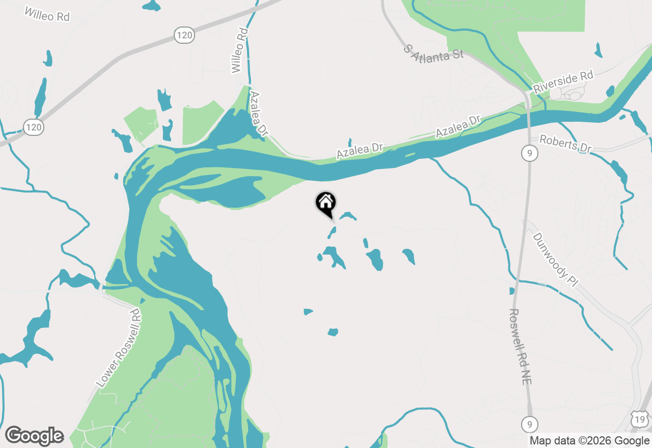 Map of 9100 Huntcliff Trace, Sandy Springs, GA 30350