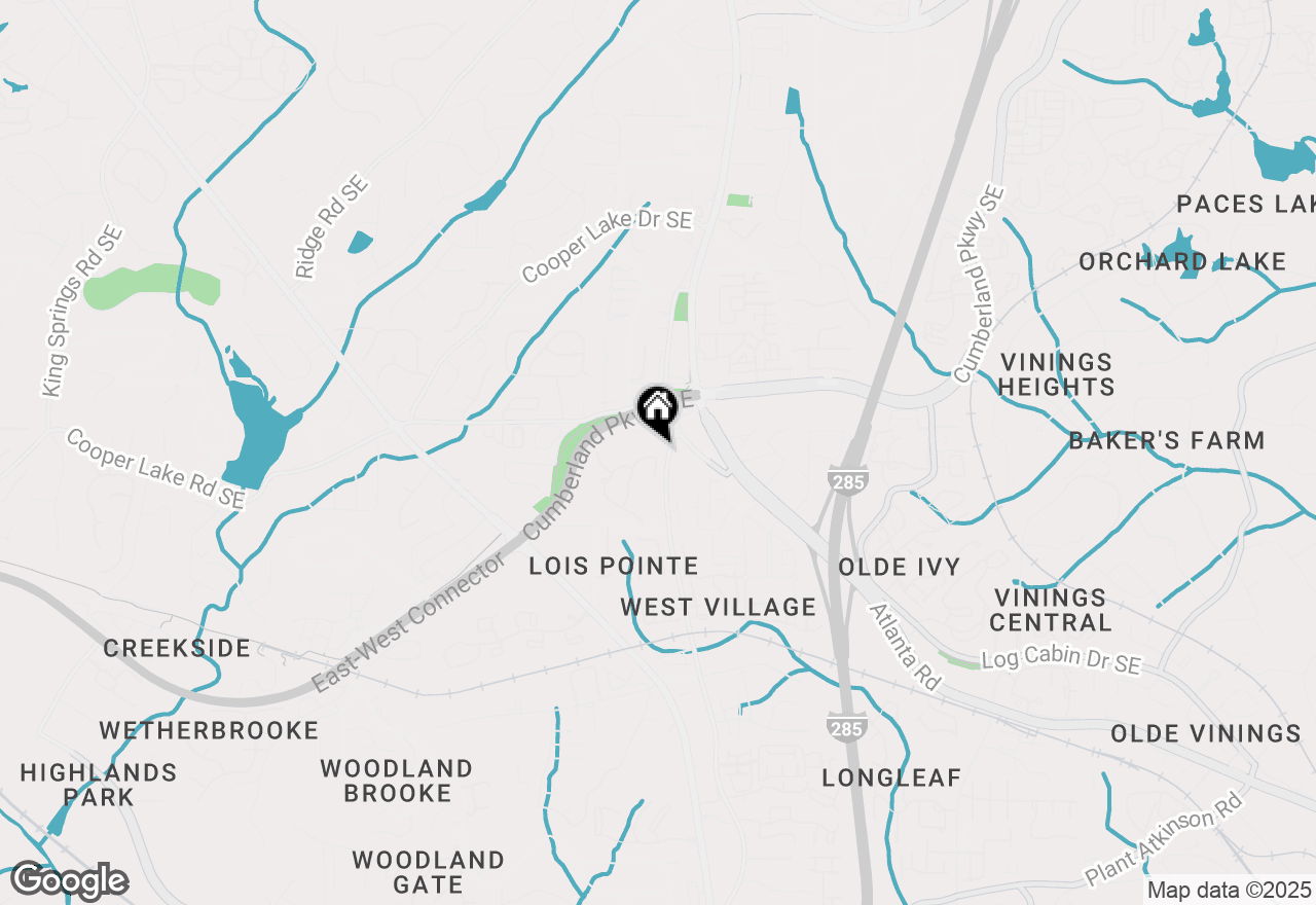 Map of 4350 Oakdale Vinings Circle Se, Smyrna, GA 30080