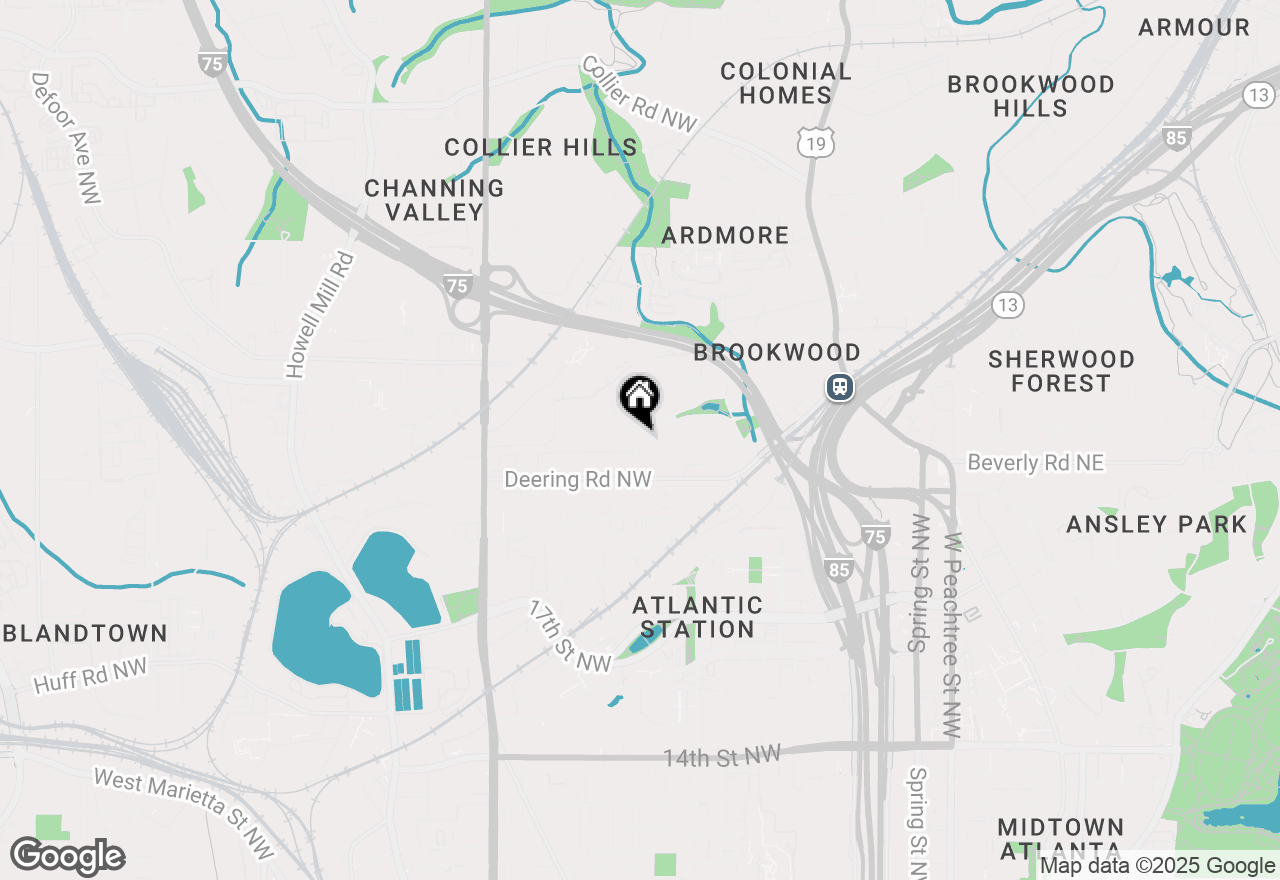 Map of 1555 Steele Drive Nw, Atlanta, GA 30309