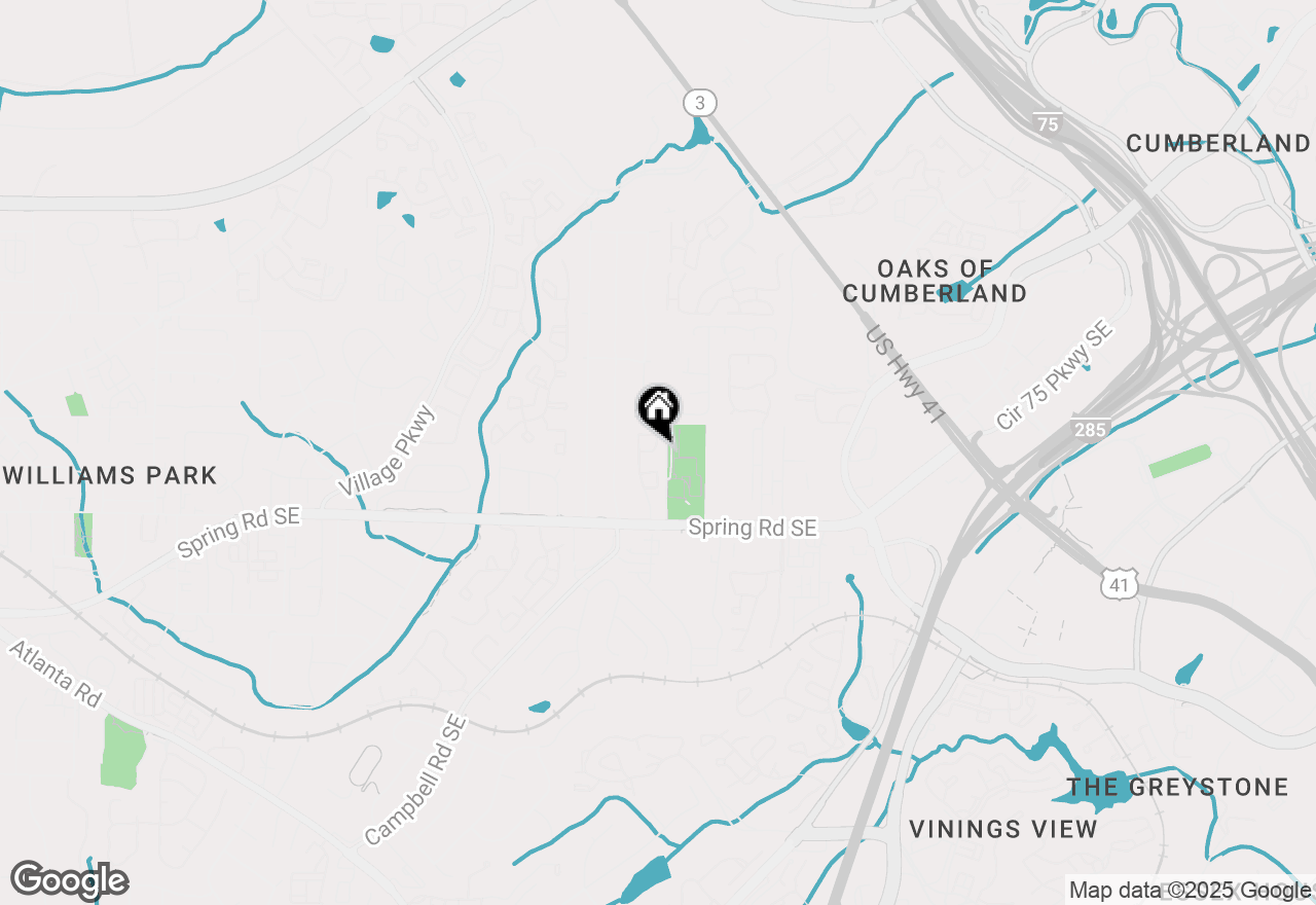 Map of 2668 Farmstead Road Se, Smyrna, GA 30080