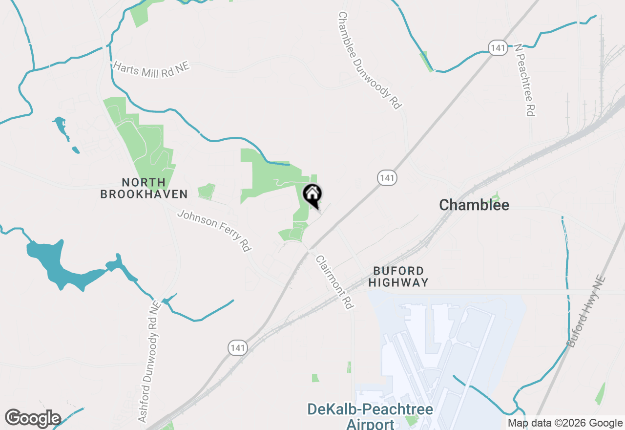 Map of 3505 Keswick Drive, Chamblee, GA 30341