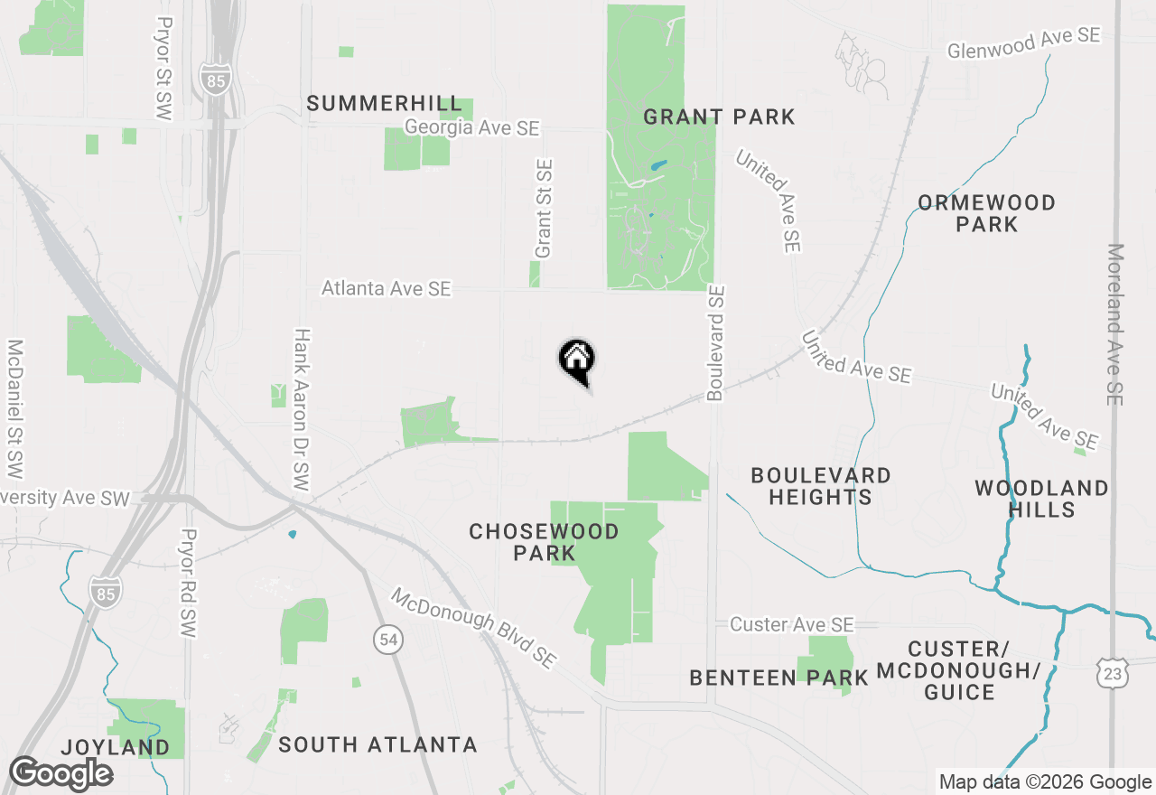 Map of 380 Grant Circle Se #201, Atlanta, GA 30315