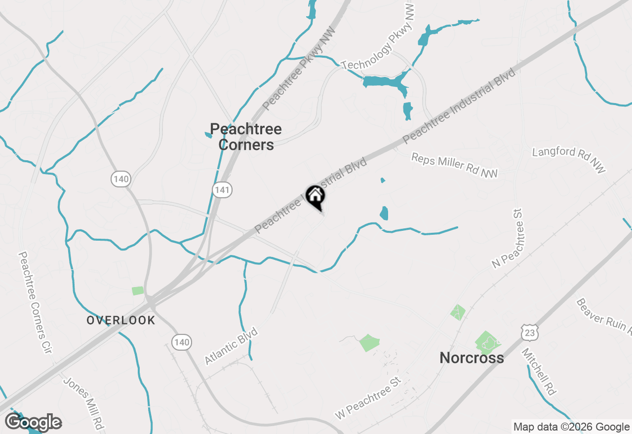 Map of 5945 Peachtree Corners E, Norcross, GA 30071
