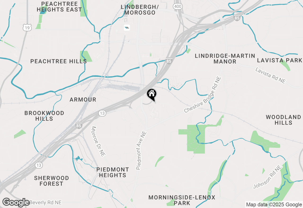 Map of 558 Bismark Road Ne, Atlanta, GA 30324