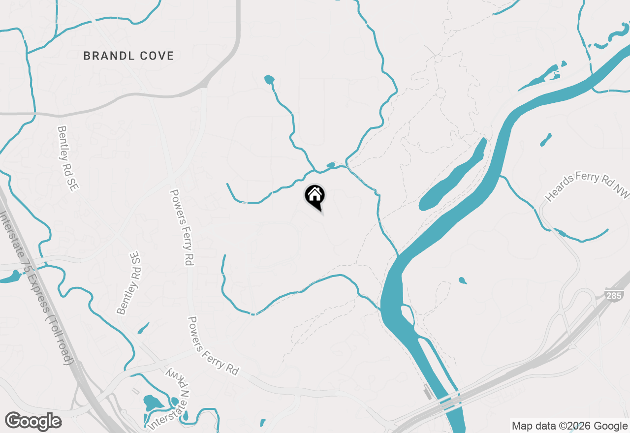 Map of 1665 High Trail, Atlanta, GA 30339