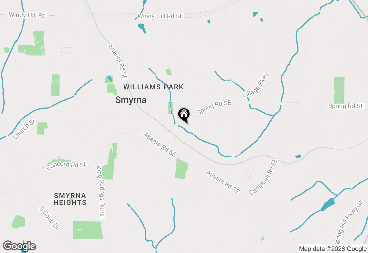 Map of 3416 Archerfield Way, Smyrna, GA 30080