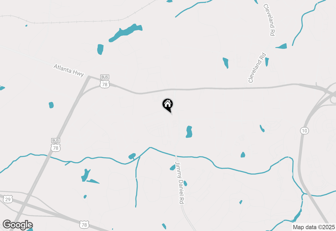 Map of 1040 Ridge Pointe Drive, Athens, GA 30606