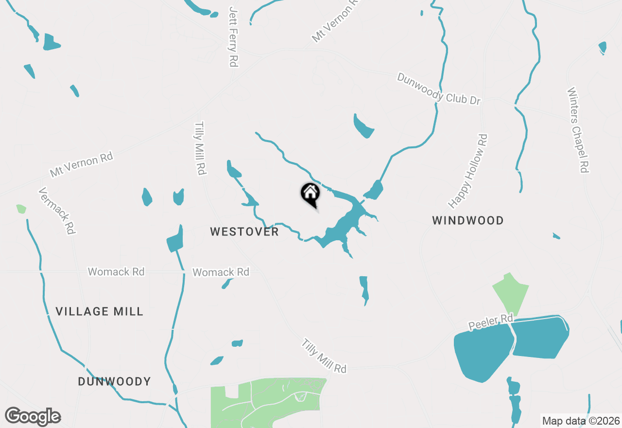 Map of 5121 Davantry Drive, Dunwoody, GA 30338