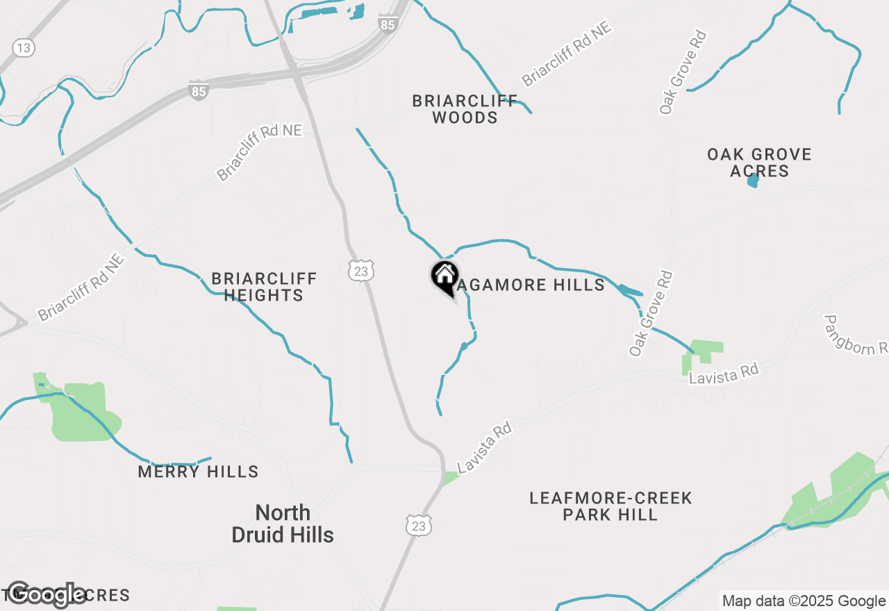 Map of 1648 Council Bluff Drive, Atlanta, GA 30345