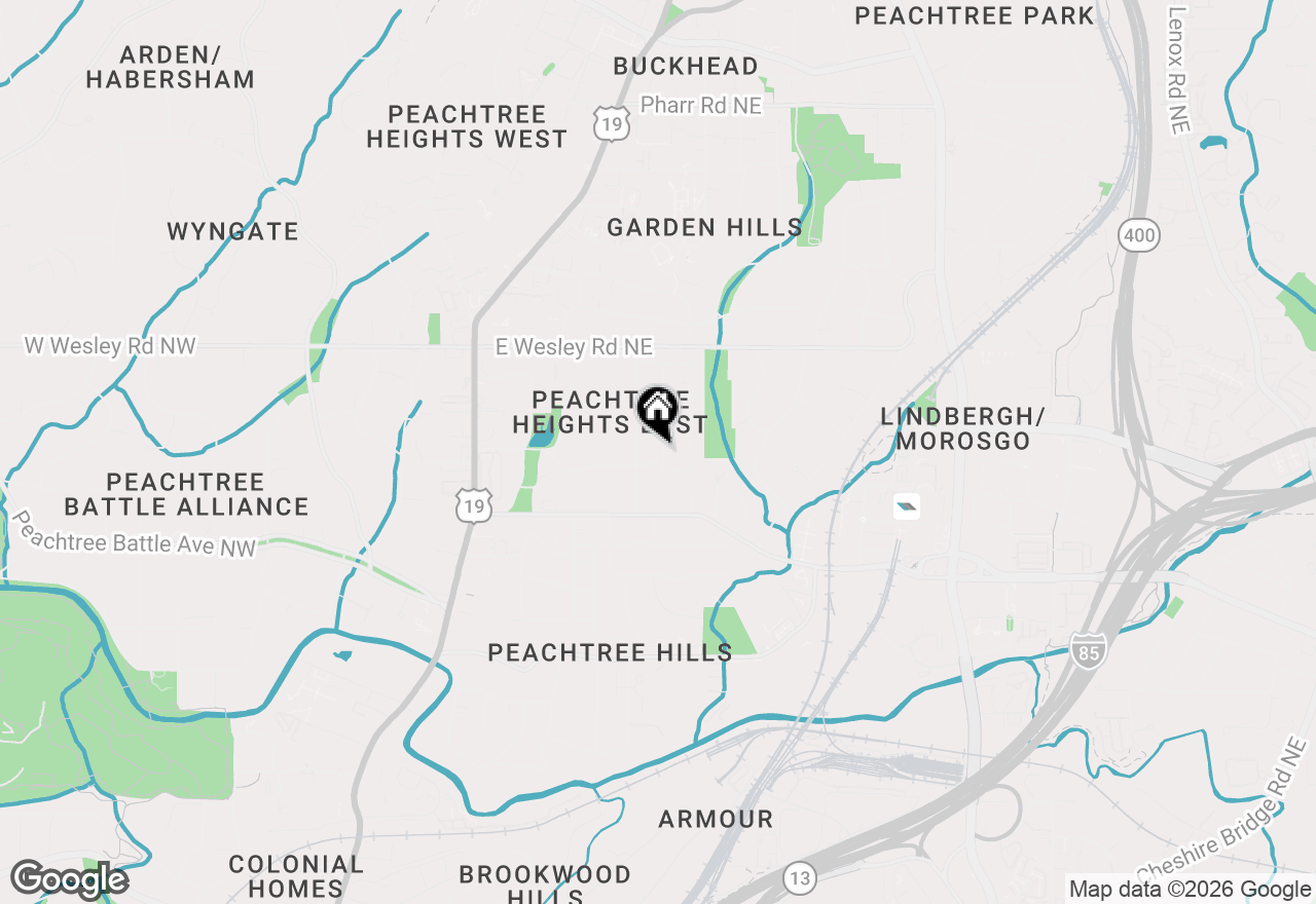 Map of 250 Lakeview Avenue Ne, Atlanta, GA 30305
