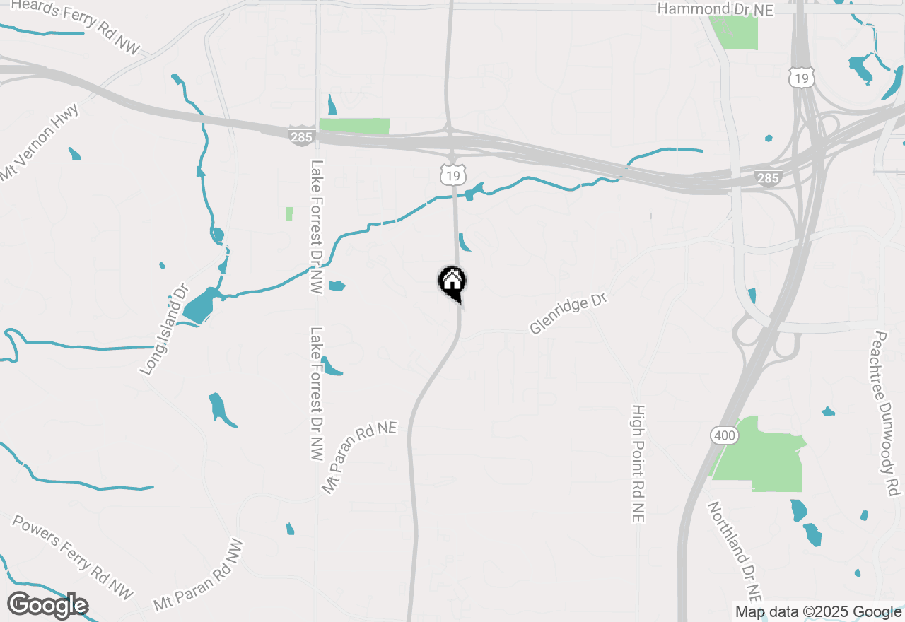 Map of 5423 Wentworth Street, Sandy Springs, GA 30342